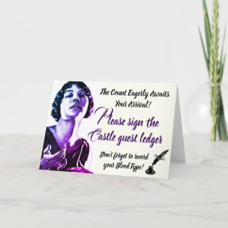 Onderteken ons Grootboek van de Gast Kaart