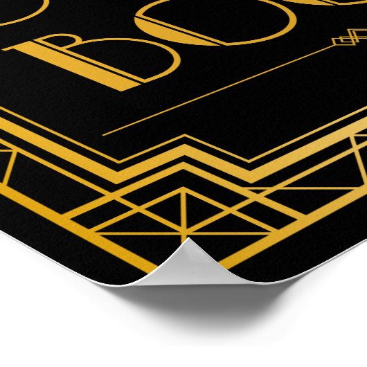 Onderteken onze bruiloft voor Guestbook | Gatsby A Poster (Hoek)