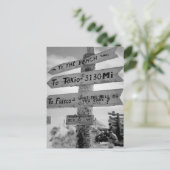 Onderteken op Tarawa illustreert het Afbeelding Ma Briefkaart (Staand voorkant)