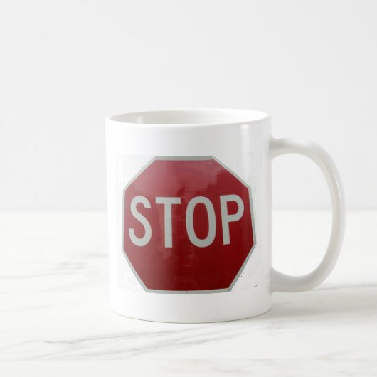 Onderteken stoppen koffiemok (Rechts)