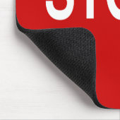 Onderteken stoppen muismat (Hoek)