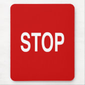 Onderteken stoppen muismat (Voorkant)