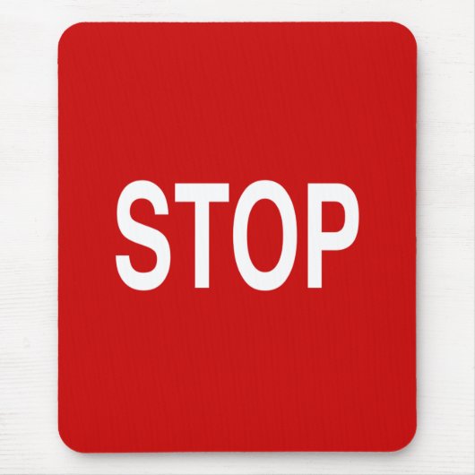 Onderteken stoppen muismat (Voorkant)