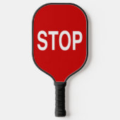 Onderteken stoppen pickleball paddle (Voorkant)