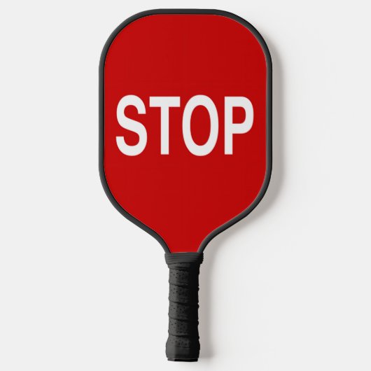 Onderteken stoppen pickleball paddle (Achterkant)