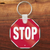 Onderteken stoppen sleutelhanger (Voorkant)