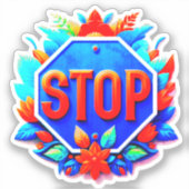 Onderteken stoppen sticker (Voorkant)