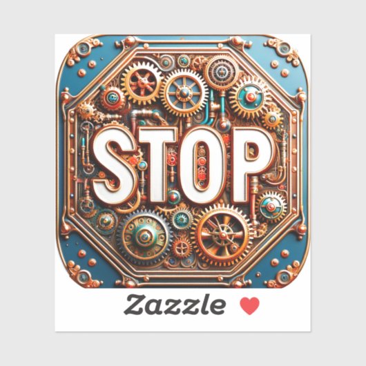 Onderteken stoppen sticker (Vel)