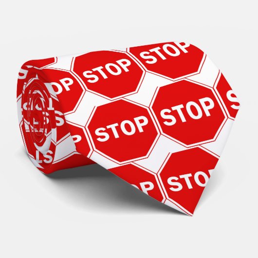 Onderteken stoppen stropdas (Opgerold)