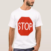 Onderteken stoppen t-shirt (Voorkant)