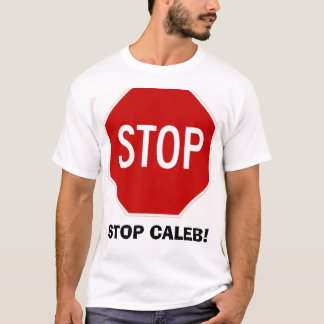 Onderteken stoppen t-shirt
