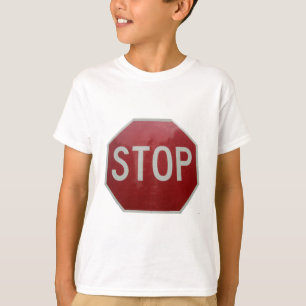 Onderteken stoppen t-shirt
