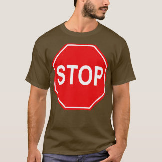 Onderteken stoppen t-shirt