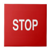 Onderteken stoppen tegeltje (Voorkant)