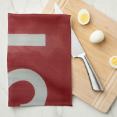 Onderteken stoppen theedoek (Quarter Fold)