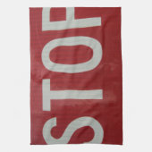 Onderteken stoppen theedoek (Verticaal)