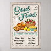 Onderteken van de voedselpartij poster (Voorkant)