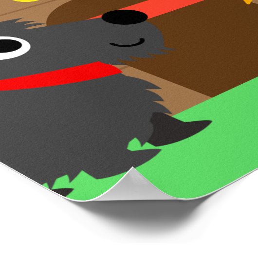 Onderteken van het poststation van uw huisdieren d poster (Hoek)