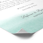 Onderteken van het verbindingsmenu Seaglass Tides  Poster (Hoek)