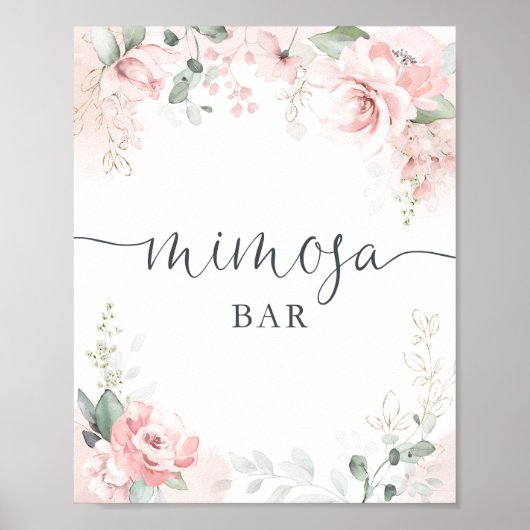 Onderteken voor de balk Mimosa Poster (Voorkant)