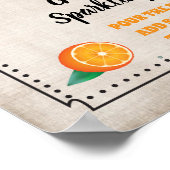 Onderteken voor de balk Mimosa Poster (Hoek)