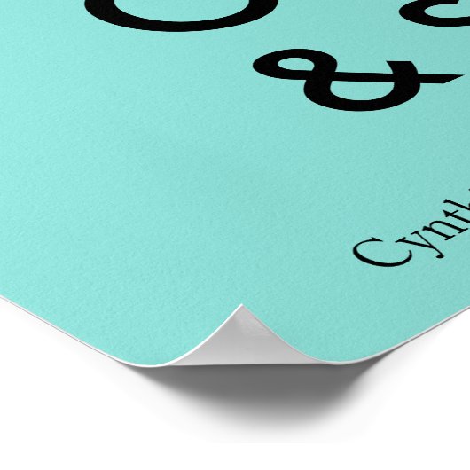 Onderteken voor kleine kantooruren poster (Hoek)