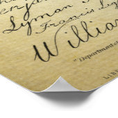 Ondertekenaars van de Onafhankelijkheidsverklaring Poster (Hoek)