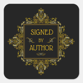 Ondertekend door Auteur Sticker