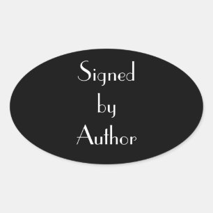 Ondertekend door Auteur Stickers
