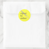 Ondertekend door Auteur stickers -  (Tas)
