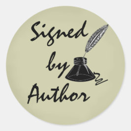 Ondertekend door Auteur Stickers