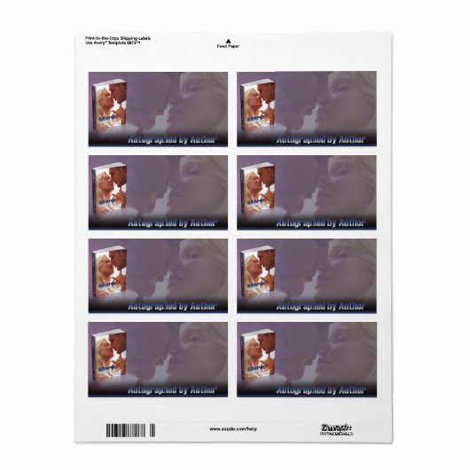 Ondertekend door Auteur voor Mark Etiket (Full Sheet)