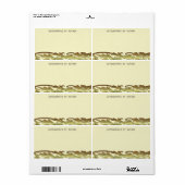 Ondertekend door Author Yellow Etiket (Full Sheet)