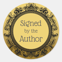 Ondertekend door de auteur sticker