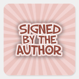 Ondertekend door de AuthorRed Stickers
