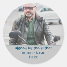 Ondertekend door het Sjabloonboek van de Auteur Fo Ronde Sticker