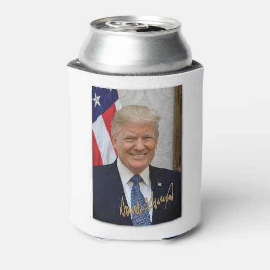 ONDERTEKEND DOOR PRESIDENT TRUMP.... BLIKJESKOELER (Blikje Achterkant)