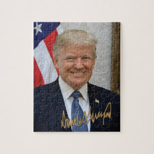 ONDERTEKEND DOOR PRESIDENT TRUMP LEGPUZZEL