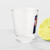ONDERTEKEND DOOR PRESIDENT TRUMP.... SHOT GLAS (Links)