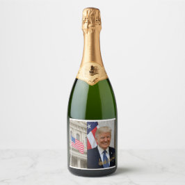 ONDERTEKEND DOOR PRESIDENT TRUMP SPARKLING WIJNETIKET