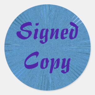 Ondertekend Exemplaar - Ronde Stickers (#1)