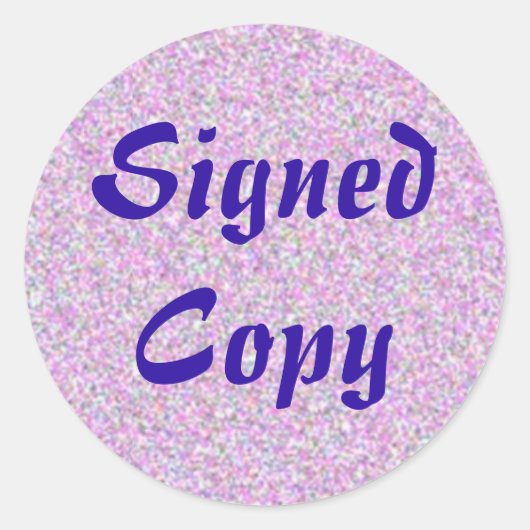 Ondertekend Exemplaar - Ronde Stickers (#10) (Voorkant)