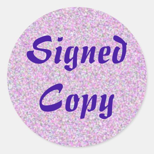 Ondertekend Exemplaar - Ronde Stickers (#10) (Voorkant)