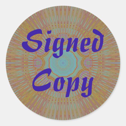 Ondertekend Exemplaar - Ronde Stickers (#11) (Voorkant)