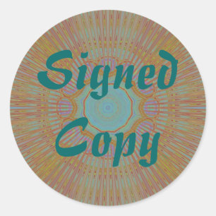Ondertekend Exemplaar - Ronde Stickers (#14)