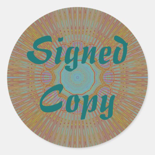 Ondertekend Exemplaar - Ronde Stickers (#14) (Voorkant)