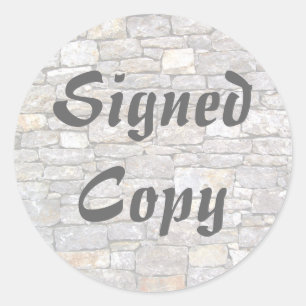 Ondertekend Exemplaar - Ronde Stickers (#16)