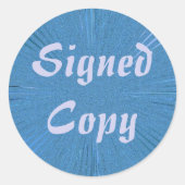 Ondertekend Exemplaar - Ronde Stickers (#2) (Voorkant)