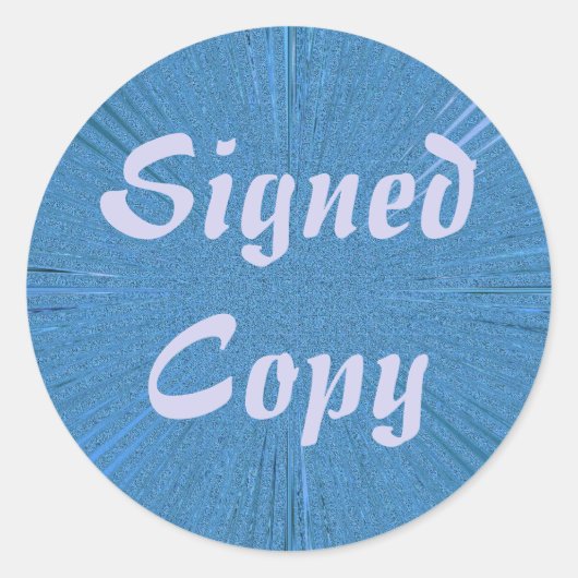 Ondertekend Exemplaar - Ronde Stickers (#2) (Voorkant)