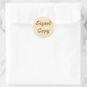 Ondertekend Exemplaar - Ronde Stickers (#22) (Tas)